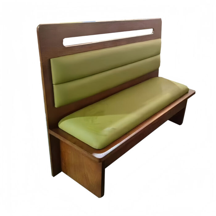 BOOTH- (11) Booth 11 Minimalist Green Casual Booth