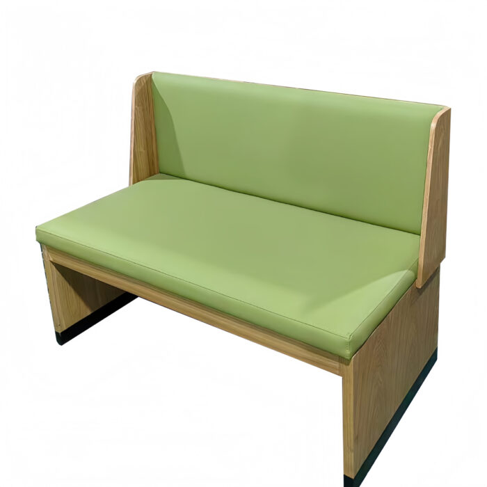 Booth 21 Bright Green Family-Style Booth