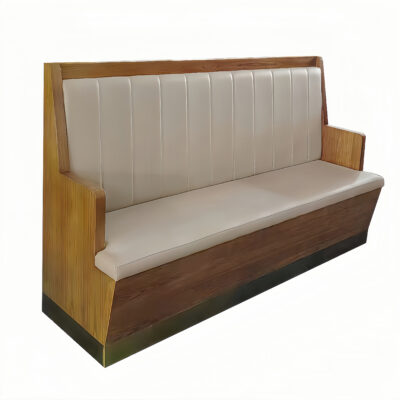 Booth 26 Classic Beige Upholstered Booth