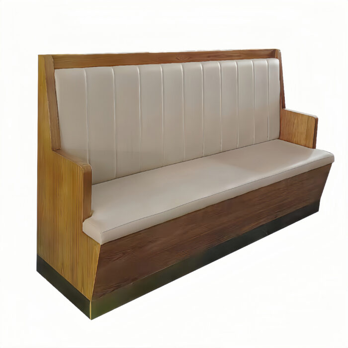 Booth 26 Classic Beige Upholstered Booth