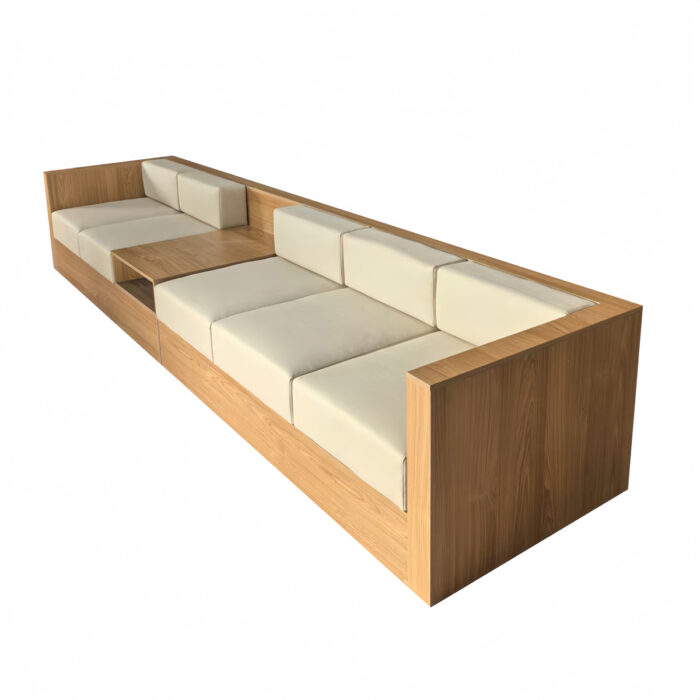 BOOTH- (29) Booth 29 Long Bench-Style Group Booth