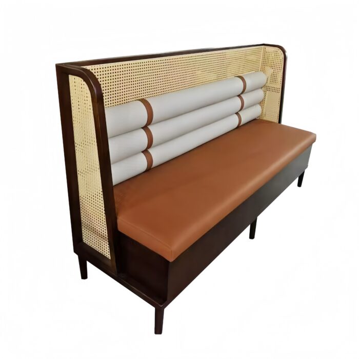 Booth 03 Vintage Wooden Back Booth