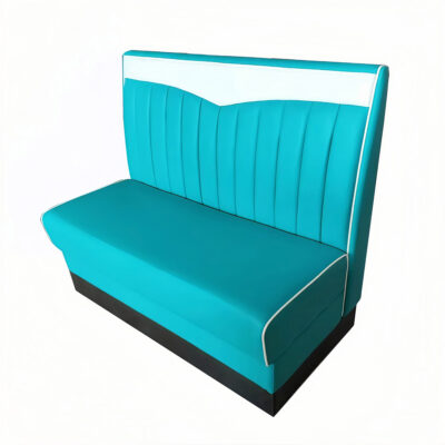 Booth 30 Luxury High-Back Teal Booth