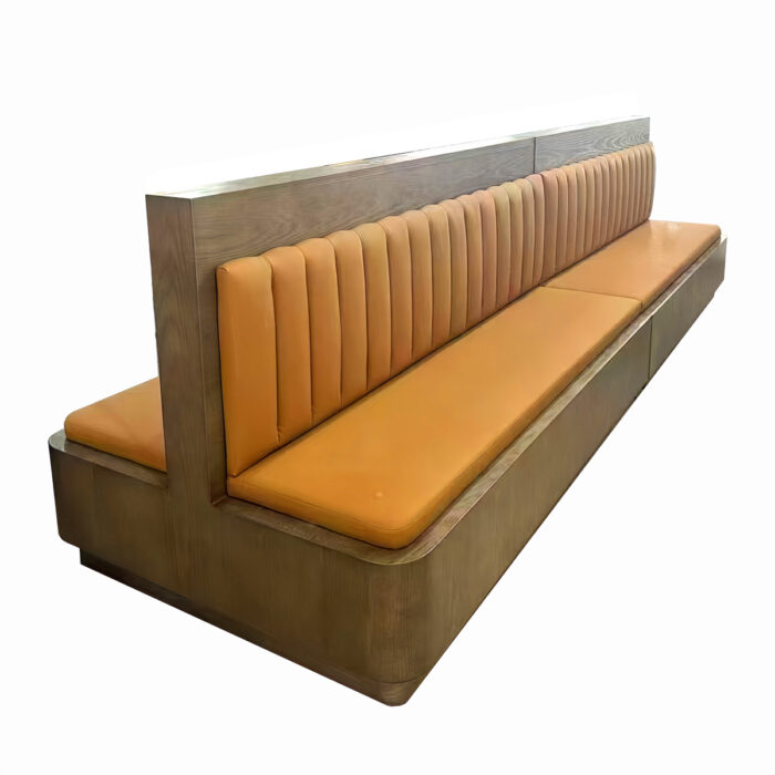 Booth 08 Bright Orange Modern Booth