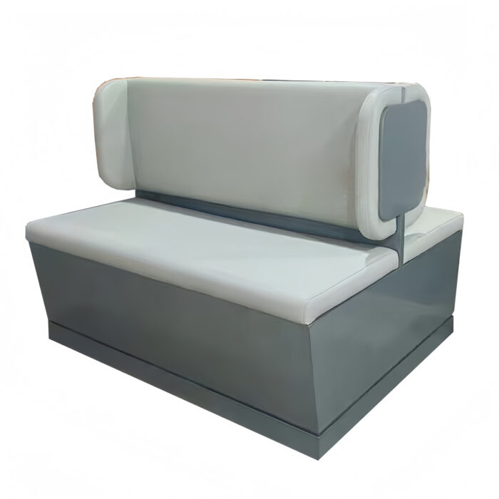 Booth 09 Modern Light Grey Booth