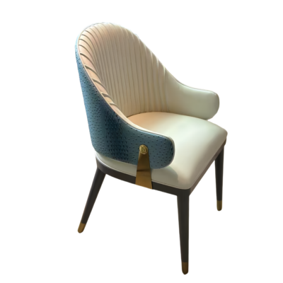 CY- (18) Luxury Curved Back Upholstered Chair