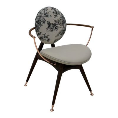 CY- (19) Modern Floral Back Accent Chair