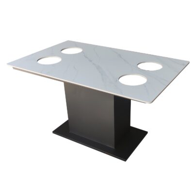 CZ-2-1.jpg CZ-2 Marble Top Table with Cutouts