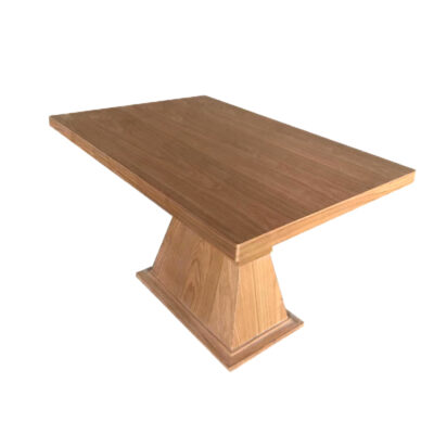 CZ-8 Solid Wood Trapezoidal Base Table