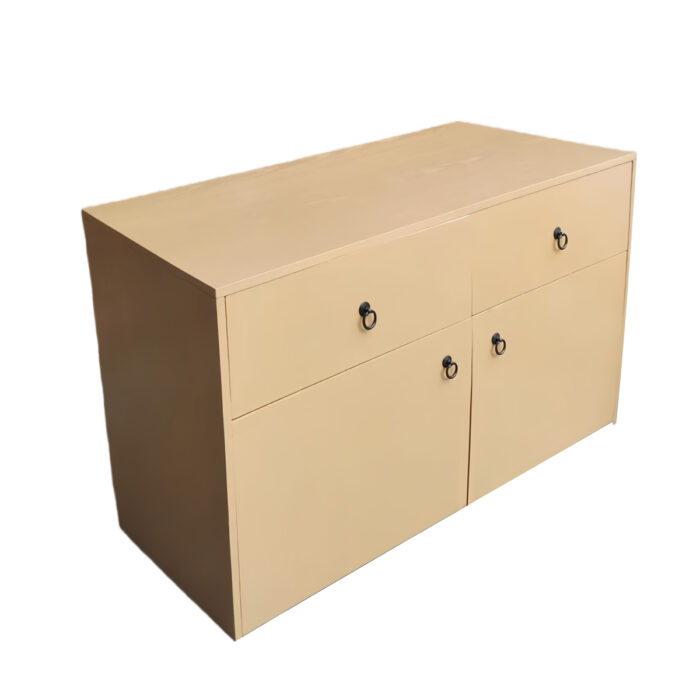 Cbg- (11) Cabinet 11 Double Door Double Drawer Minimalist Sideboard