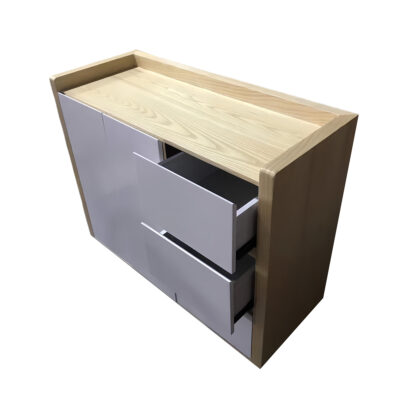 Cabinet 15 2-Drawer Angled Modern Sideboard