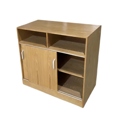 Cabinet 27 Double Door Open Shelf Sideboard