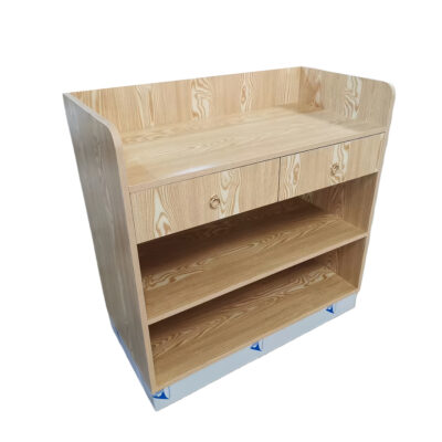 Cabinet 05 Open Shelf Angled Sideboard