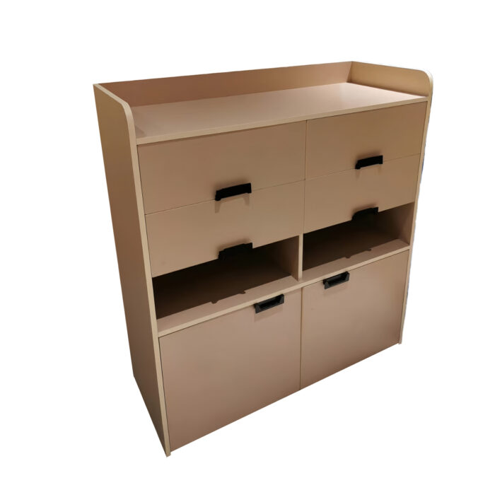 Cabinet 06 4-Drawer Open Compartment Sideboard
