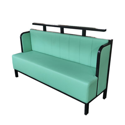 BH-003 Metal Frame Vertical Channel Restaurant Booth Seating