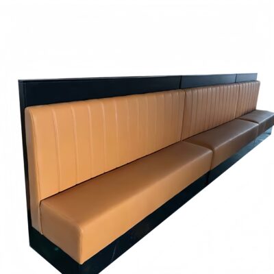 BH-012 Long Vertical Channel Restaurant Booth Seating
