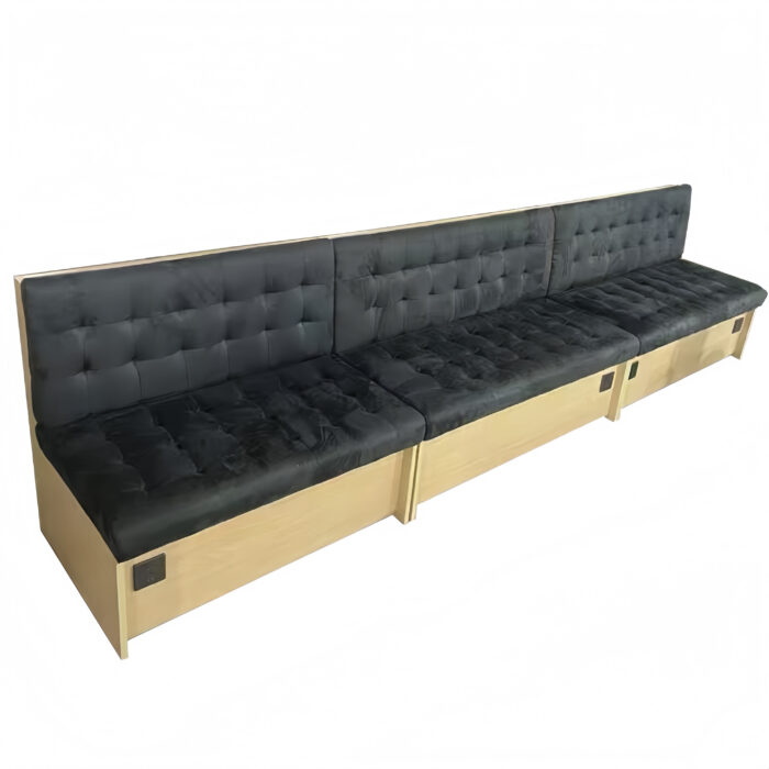 BH-026 Button Tufted Long Booth Restaurant Booth Seating