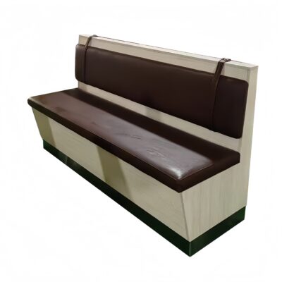 BH-033 Low Back Upholstered Restaurant Booth Seating