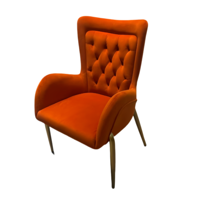 CY-104 Button Tufted Upholstered Restaurant Dining Chair