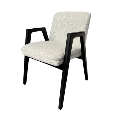 CY (108) CY-108 Upholstered Armrest Restaurant Dining Chair