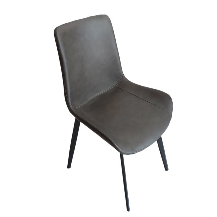 CY-73 Upholstered Slim Metal Legs Restaurant Dining Chair