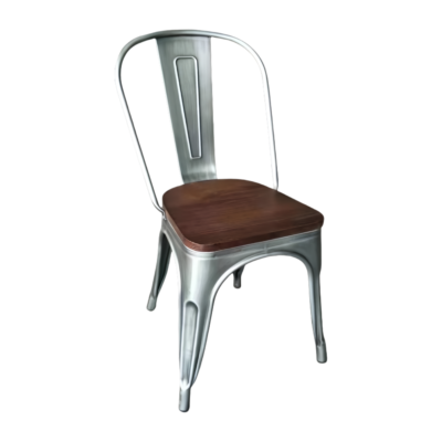 CY (84) CY-84 Metal Frame Wooden Seat Restaurant Dining Chair