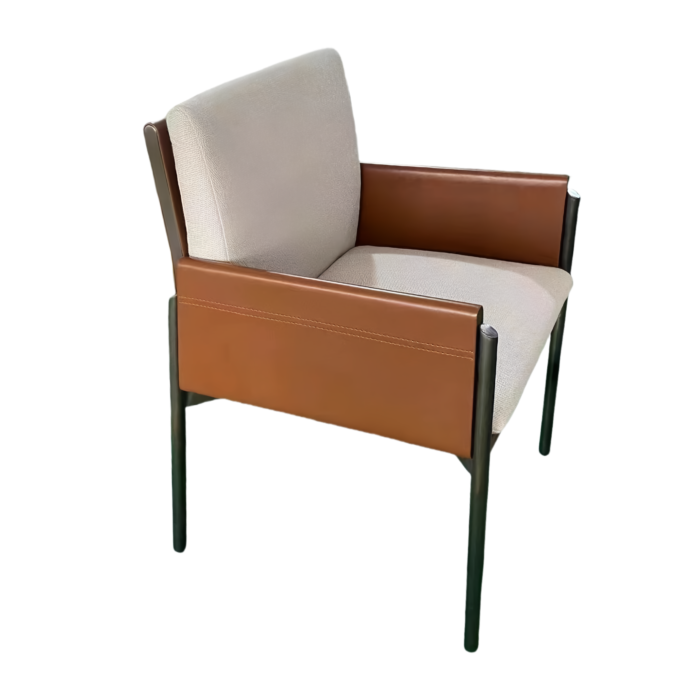 CY-90 Upholstered Armrest Restaurant Dining Chair