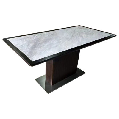 CZ-47 Stone-Look Top Panel Base Restaurant Dining Table