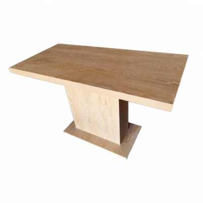 TB-119 Wood Finish Panel Base Restaurant Dining Table