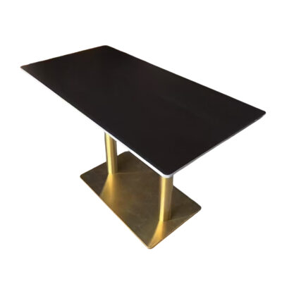 TB-131 Rectangular Top Metal Base Restaurant Dining Table