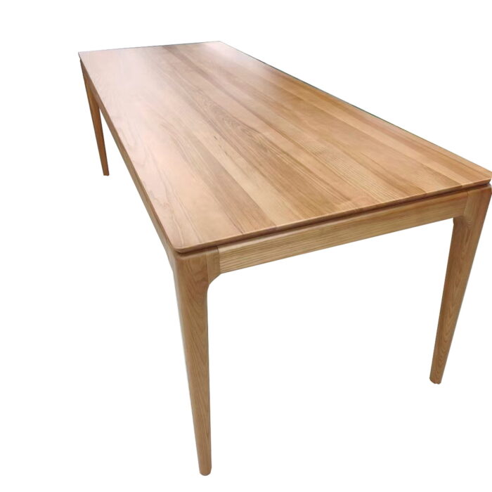 TB-175 Light Wood-Finish Four-Leg Restaurant Dining Table